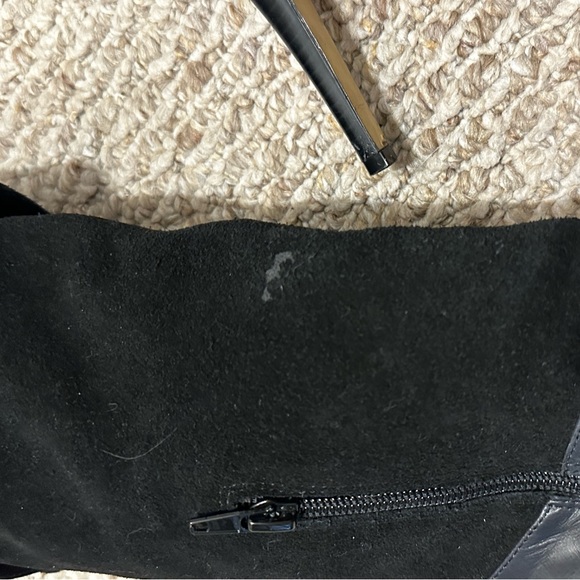 INC international Zenya Leather & Suede Platform Stiletto Boot size 8 - Picture 3 of 8